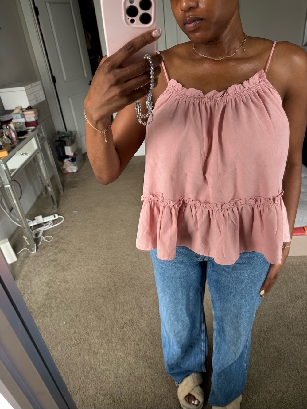 Nasty Gal Pink Top